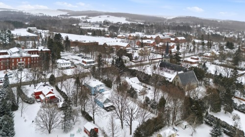 Photo aérienne - 491 Rue Dufferin, Stanstead - Ville, QC - Outdoor With View