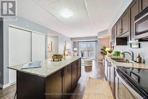 204 - 25 Kay Crescent, Guelph (Pineridge/Westminster Woods), ON - Indoor Photo Showing Kitchen With Double Sink With Upgraded Kitchen