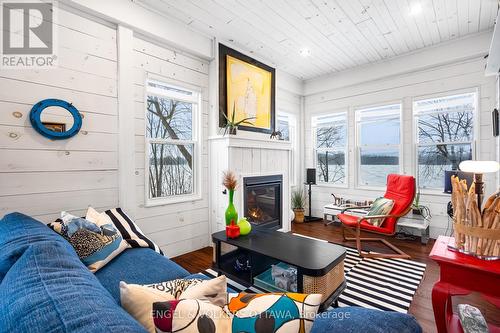 2882 Bay Road, Champlain, ON - Indoor With Fireplace