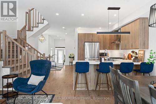 2038 Allegrini Terrace, Ottawa, ON - Indoor Photo Showing Kitchen With Stainless Steel Kitchen With Upgraded Kitchen