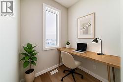 VIRTUALLY STAGED - Main Floor Pocket Office - 