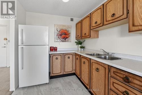 1003 - 365 Geneva Street, St. Catharines (Fairview), ON - Indoor Photo Showing Kitchen With Double Sink