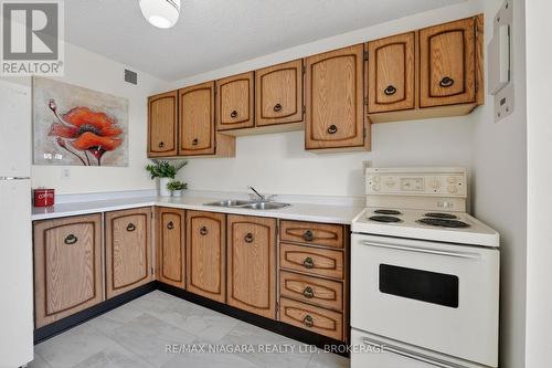 1003 - 365 Geneva Street, St. Catharines (Fairview), ON - Indoor Photo Showing Kitchen With Double Sink