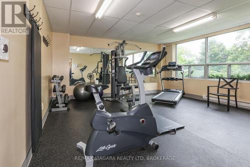 gym - 1003 - 365 Geneva Street, St. Catharines (Fairview), ON - Indoor Photo Showing Gym Room