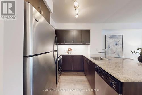 405 - 27 Rean Drive, Toronto, ON - Indoor Photo Showing Kitchen With Stainless Steel Kitchen With Upgraded Kitchen