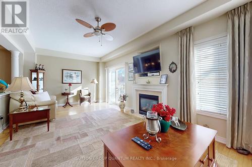 1238 Agram Drive, Oakville, ON - Indoor Photo Showing Living Room With Fireplace
