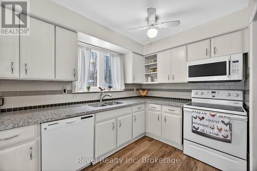 8 Manitou Crescent, Tiny, ON - Indoor Photo Showing Kitchen With Double Sink
