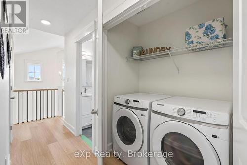 Convenient second floor laundry - 165 Jack'S Way, Wellington North (Mount Forest), ON - Indoor Photo Showing Laundry Room