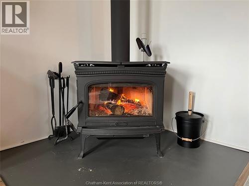 1357 Smith Falls Road, Dawn-Euphemia, ON - Indoor With Fireplace