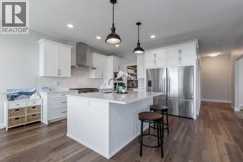 4889 7Th Street W, Claresholm, AB - Indoor Photo Showing Kitchen With Upgraded Kitchen