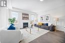 89 Barkerville Drive, Whitby, ON  - Indoor Photo Showing Living Room With Fireplace 