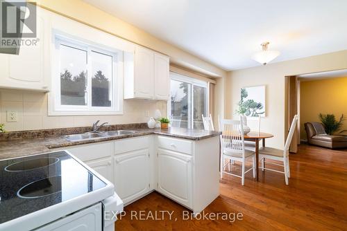 Light-Filled, Eat-In Kitchen - 200 Biscayne Boulevard, Georgina, ON - Indoor Photo Showing Kitchen With Double Sink