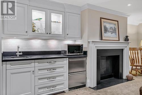 190 Donnelly Drive, Mississauga, ON - Indoor Photo Showing Kitchen With Fireplace