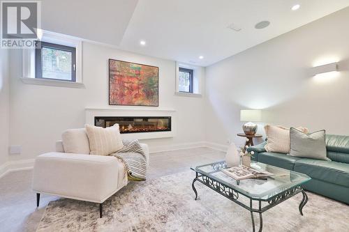 1456 Applewood Road, Mississauga, ON - Indoor Photo Showing Living Room With Fireplace