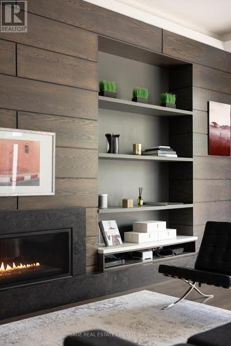 40 Hoyle Avenue, Toronto, ON - Indoor With Fireplace