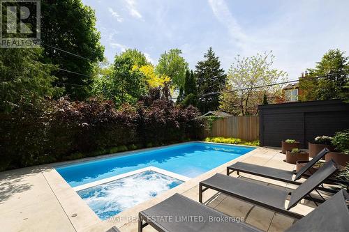 40 Hoyle Avenue, Toronto, ON - Outdoor With In Ground Pool With Backyard