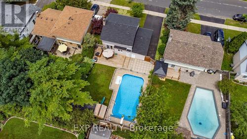 23 Dooley Drive, Kitchener, ON - Outdoor With In Ground Pool With View