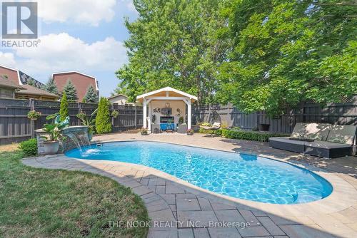199 Samac Court, Oshawa (Samac), ON - Outdoor With In Ground Pool With Deck Patio Veranda With Backyard