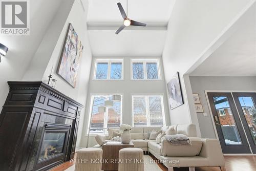 199 Samac Court, Oshawa (Samac), ON - Indoor Photo Showing Living Room With Fireplace