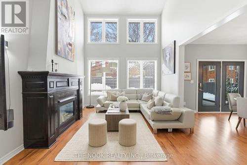 199 Samac Court, Oshawa (Samac), ON - Indoor Photo Showing Living Room With Fireplace