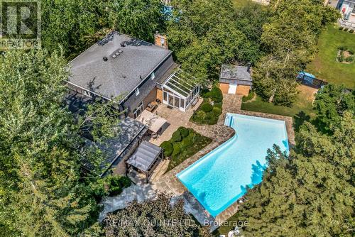 A true in-town paradise. - 22 Forest Hill Crescent, Belleville (Belleville Ward), ON - Outdoor With In Ground Pool With Deck Patio Veranda