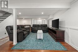 Great for movie nights, or a pool table. - 