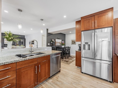 706 Annland Street, Pickering, ON - Indoor Photo Showing Kitchen With Double Sink