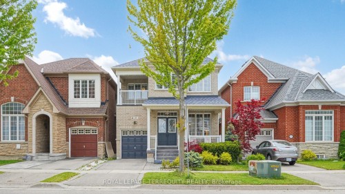 69 Vine Cliff Boulevard, Markham, ON - Outdoor With Balcony With Facade