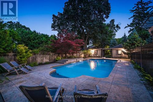 66 Grange Street, Guelph (St. George'S), ON - Outdoor With In Ground Pool With Backyard