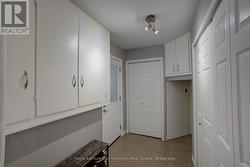 Hallway leading to garage - 