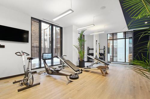 Exercise room - 1106-628 Rue St-Jacques, Montréal (Ville-Marie), QC - Indoor Photo Showing Gym Room