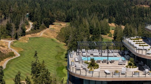 602-2000 Hannington Rd, Langford, BC - Outdoor With In Ground Pool With View