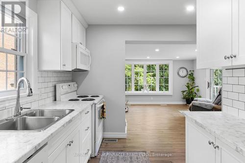 17 Richard Avenue, Kawartha Lakes (Lindsay), ON - Indoor Photo Showing Kitchen With Double Sink