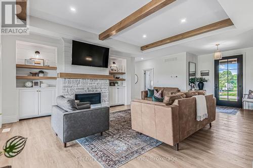 33 Nickason Drive, Arran-Elderslie, ON - Indoor Photo Showing Living Room With Fireplace