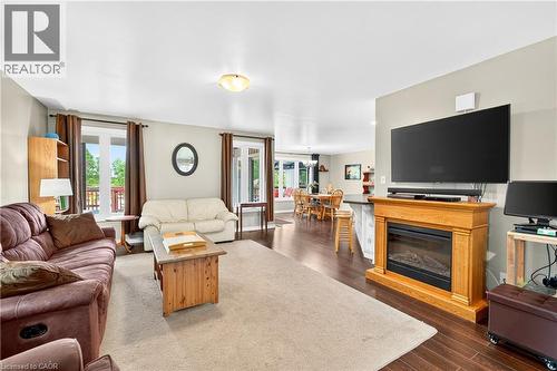 4265 Fly Road, Campden, ON - Indoor Photo Showing Living Room With Fireplace