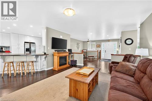 4265 Fly Road, Campden, ON - Indoor Photo Showing Living Room With Fireplace