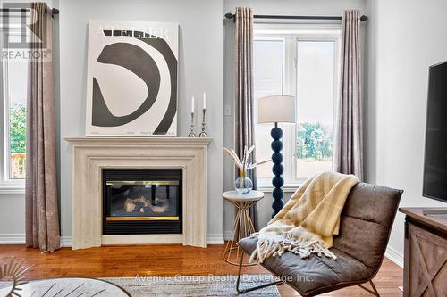 17 Adastra Crescent, Markham, ON - Indoor Photo Showing Living Room With Fireplace