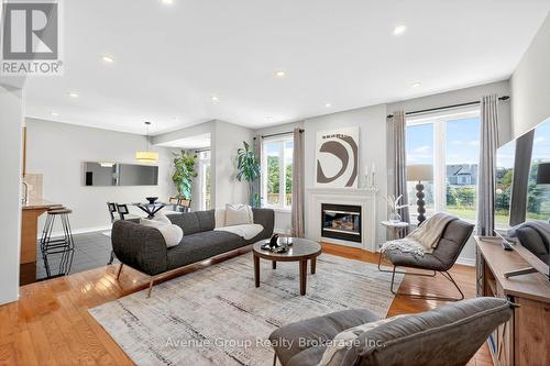 17 Adastra Crescent, Markham, ON - Indoor Photo Showing Living Room With Fireplace
