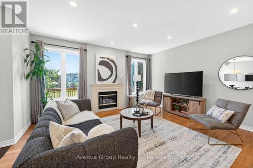 17 Adastra Crescent, Markham, ON - Indoor Photo Showing Living Room With Fireplace