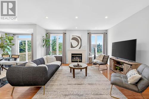 17 Adastra Crescent, Markham, ON - Indoor Photo Showing Living Room With Fireplace