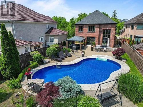 956 Sombrero Way, Mississauga, ON - Outdoor With In Ground Pool With Deck Patio Veranda With Backyard