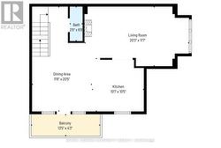 Second level floor plan - 