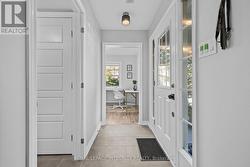 Foyer leading to main level office room - 