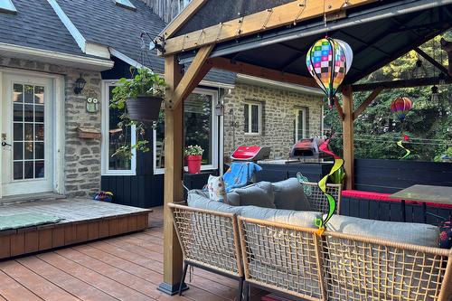 Balcon - 75 6E Rang, Mont-Saint-Grégoire, QC - Outdoor With Deck Patio Veranda With Exterior