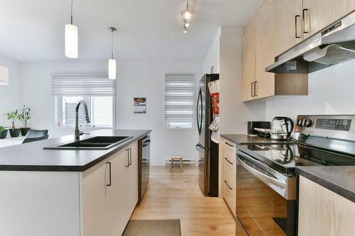 Kitchen - 1584 Rue St-André, L'Assomption, QC - Indoor Photo Showing Kitchen With Double Sink With Upgraded Kitchen