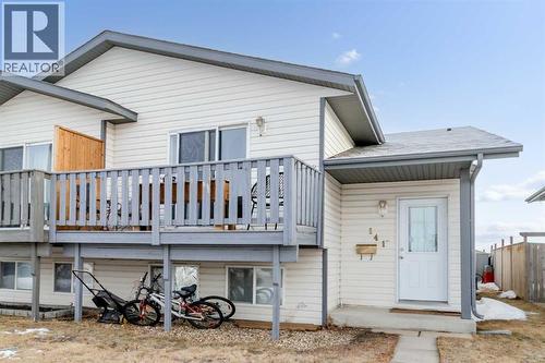 141 Silver Drive, Blackfalds, AB - Outdoor With Deck Patio Veranda With Exterior