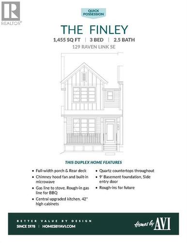 Builder Brochure - Page 1 of 2 - 129 Raven Link Se, Calgary, AB - Other