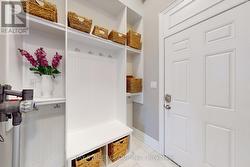 Powder Room Organizer and Garage Entrance - 