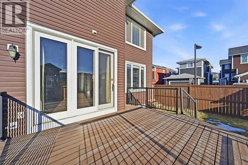 59 Redstone Park Ne, Calgary, AB - Outdoor With Deck Patio Veranda With Exterior