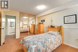 Large closet with organizer and mirrored doors - 